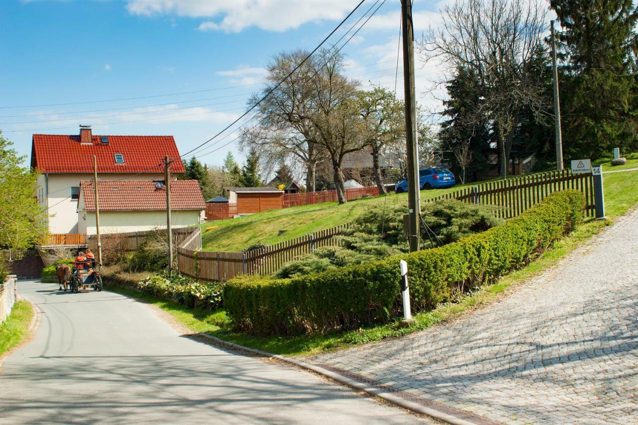 Dreiseitenhof Ferienwohnung Kuenzel Tharandt Dış mekan fotoğraf